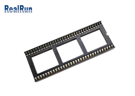 PCB 64P 1.778mm Ic Text Socket Connector DIP PBT UL94V-0 Phosphor Bronze