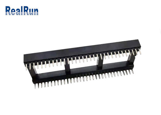 PCB 64P 1.778mm Ic Text Socket Connector DIP PBT UL94V-0 Phosphor Bronze