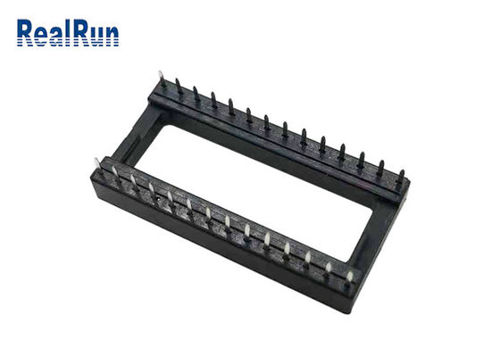 28P PA6T UL94V-0 Square Pin Header 2.54mm Dip 15.24 Row