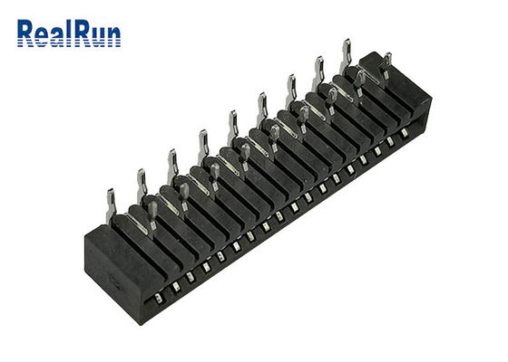 Tin Plating PA6T Female FFC FPC Connector 90° Bend DC 500V FFC cable connector