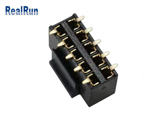 LCP PA6T 30m Ohm Female Header Connector H7.1 SMD 2×5 Pin ISO9001