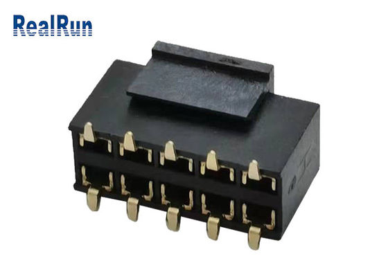 LCP PA6T 30m Ohm Female Header Connector H7.1 SMD 2×5 Pin ISO9001