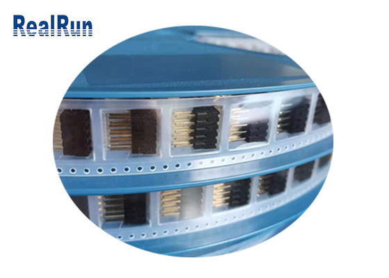 ISO9001 10P PBT Double Row Pin Header PA6T LCP Board To Board Connector
