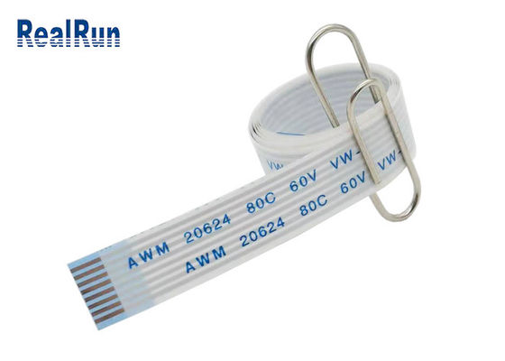 8P 500AC  PET FFC Flexible Cable Tin Plated AWM 20624 80C 60V VW-1 1.0mm