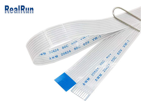 1000M Ohm 500AC  FPC Ribbon Cable 1670mm Length 43um Flexible Flat Ribbon Cable