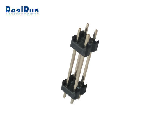 Solder PA6T DC 0.75 Pin Header Connector H2.5 4P Pcb Male DC 0.75A
