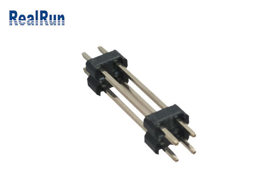 Solder PA6T DC 0.75 Pin Header Connector H2.5 4P Pcb Male DC 0.75A