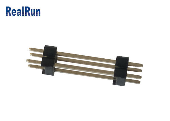 Solder PA6T DC 0.75 Pin Header Connector H2.5 4P Pcb Male DC 0.75A