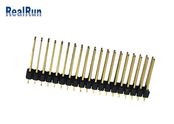 UL94V-0 PA6T Insulator Pcb Pin Connector 2.54mm 2*19P Dip 500VAC/ Min