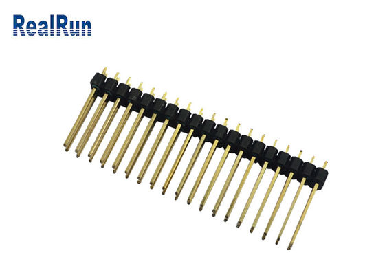 UL94V-0 PA6T Insulator Pcb Pin Connector 2.54mm 2*19P Dip 500VAC/ Min