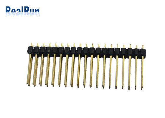 UL94V-0 PA6T Insulator Pcb Pin Connector 2.54mm 2*19P Dip 500VAC/ Min