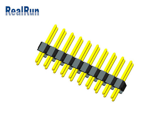 PBT PA6T 20P Double Row Dip Pin Header Male Brass Pcb 3.0A Brass