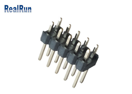30% GF PH2.54 Dual Row Header Connector PA6T 2*5P Pin Header PBT LCP