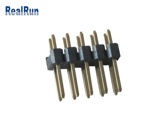 30% GF PH2.54 Dual Row Header Connector PA6T 2*5P Pin Header PBT LCP