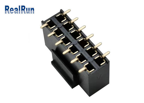 LCP CAP PA6T SMD Pin Header Connector DC500V Phosphor Bronze Gold Plating