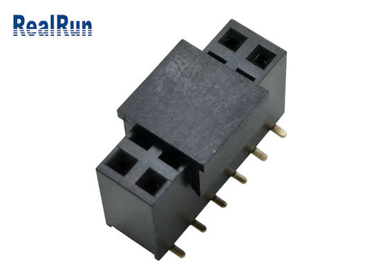 LCP CAP PA6T SMD Pin Header Connector DC500V Phosphor Bronze Gold Plating