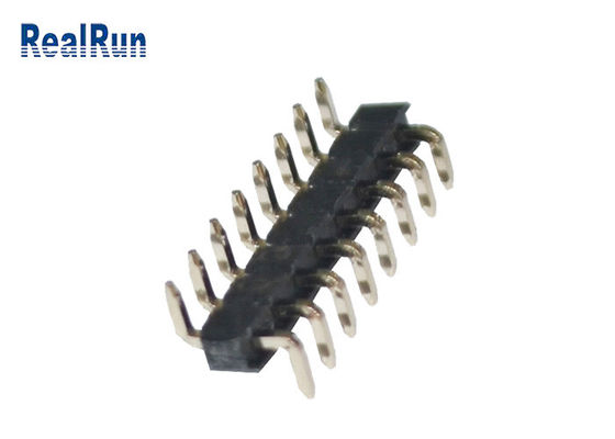 LCP PBT Right Angle Header Connector UL94V-0 2.54mm Oxidation Resistance