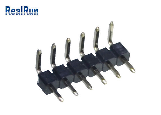 Tin Plating Nickel Pin Header Connector UL94V-0 Solder VCD DVD Single Row