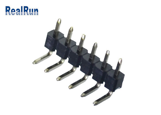 Tin Plating Nickel Pin Header Connector UL94V-0 Solder VCD DVD Single Row