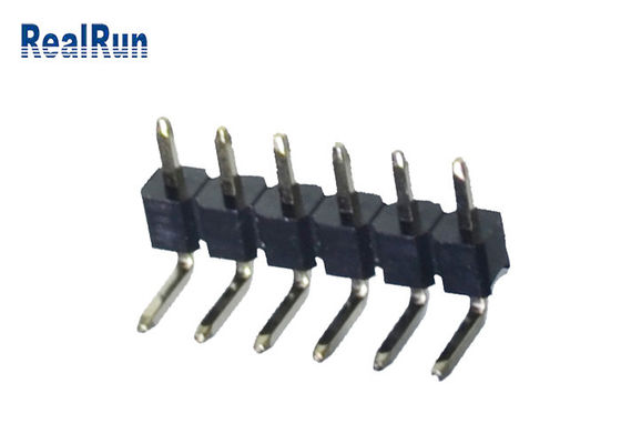 Tin Plating Nickel Pin Header Connector UL94V-0 Solder VCD DVD Single Row