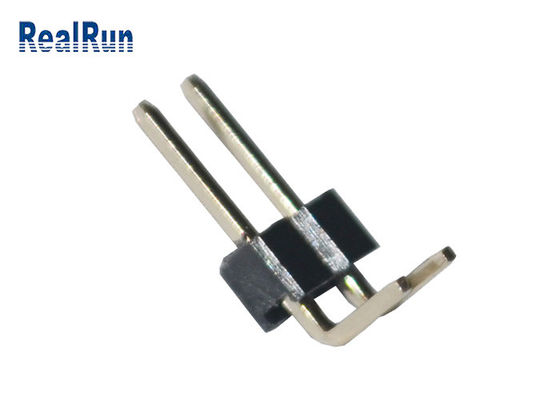 Oxidation Resistance Right Angle Pin Header PA6T H2.5mm Single Row