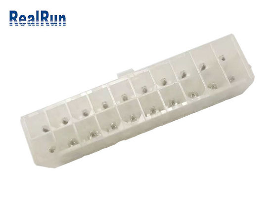PCB Header Wafer Connector 7A DIP Wire To Board Straight 2*10 Pin Nylon 66