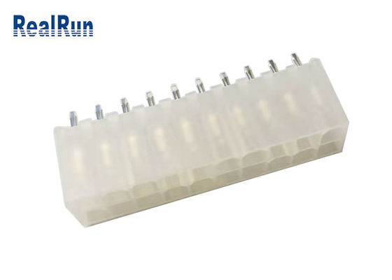 PCB Header Wafer Connector 7A DIP Wire To Board Straight 2*10 Pin Nylon 66