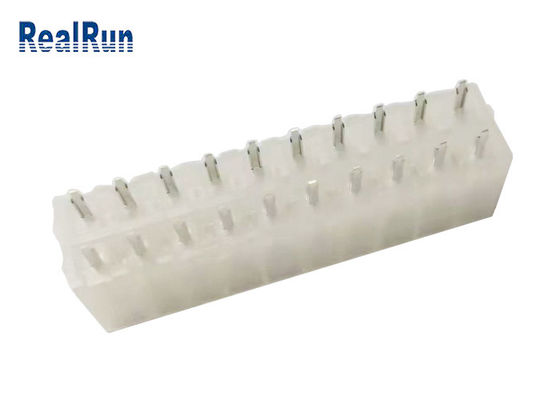 PCB Header Wafer Connector 7A DIP Wire To Board Straight 2*10 Pin Nylon 66