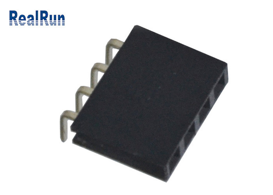 VCD PBT PA6T PCB Female Socket Connector 8.5mm Height UL94V-0