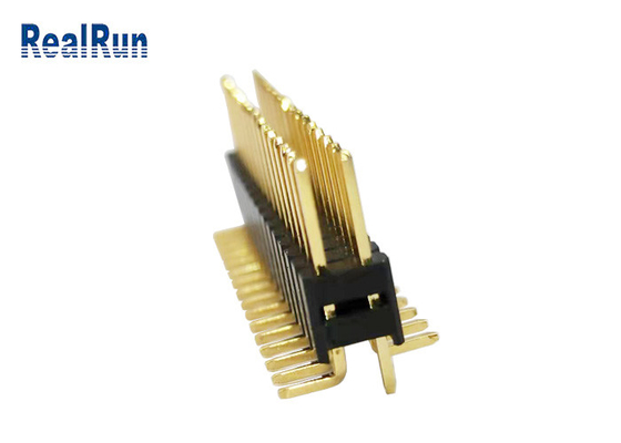 PA6T GF Pin Header Connector LCP PBT Dual Row H5.0 Vertical SMT For LCM LED