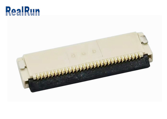 Horizontal SMT FFC FPC Connector LCP Insulator Pcb Board 50VAC RMS