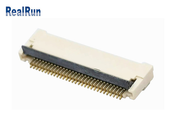 Horizontal SMT FFC FPC Connector LCP Insulator Pcb Board 50VAC RMS