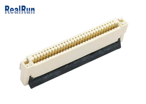 Horizontal SMT FFC FPC Connector LCP Insulator Pcb Board 50VAC RMS
