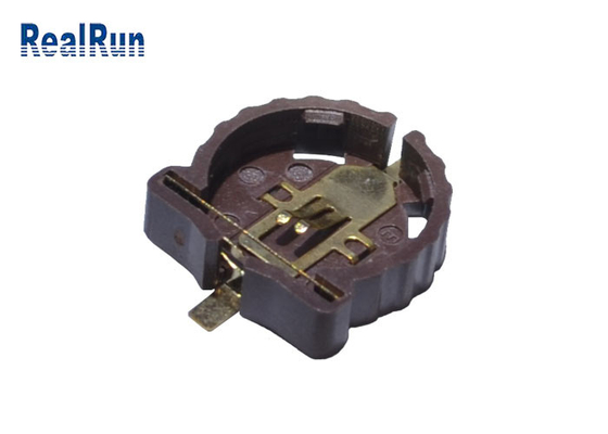 500VAC Coin Cell Battery Holder Brass SMT Straight CR1220-2 Series LCP