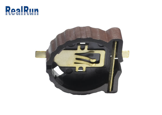 500VAC Coin Cell Battery Holder Brass SMT Straight CR1220-2 Series LCP