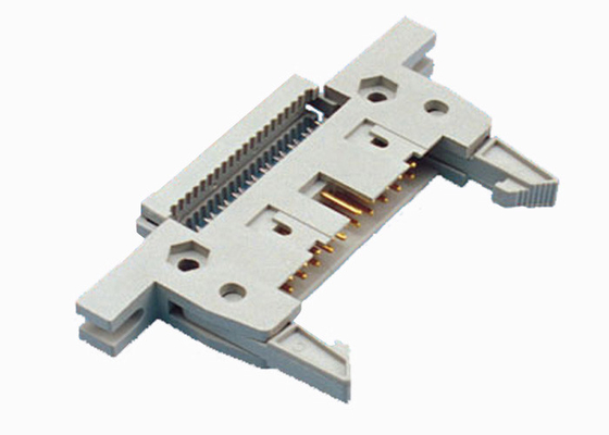 PBT PA6T Shrouded Ejector Header IDC Crimp Wire 20P 3A With Lock