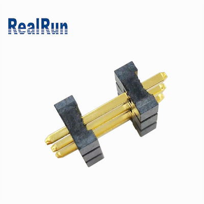 PBT LCP Double Layer Pin Header Gold Plated 3 Pin SQ1.14 Connector L16.8