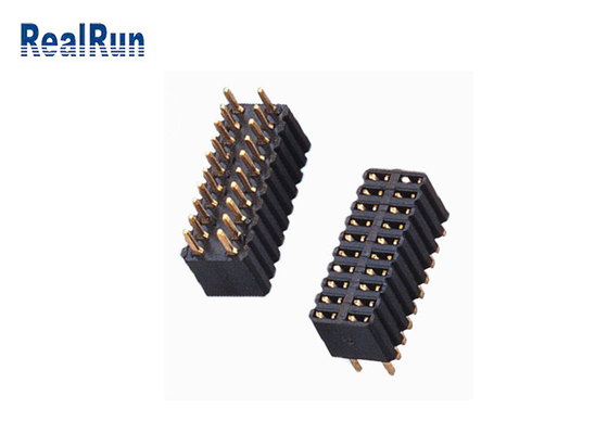 PBT Brass Pcb Female Header PA9T LCP 180 Degree Straight Pcb Connector