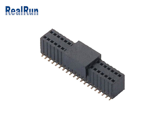 PA9T LCP Female Header Connector 500VAC SMD H5.7 2×20P PBT Brass