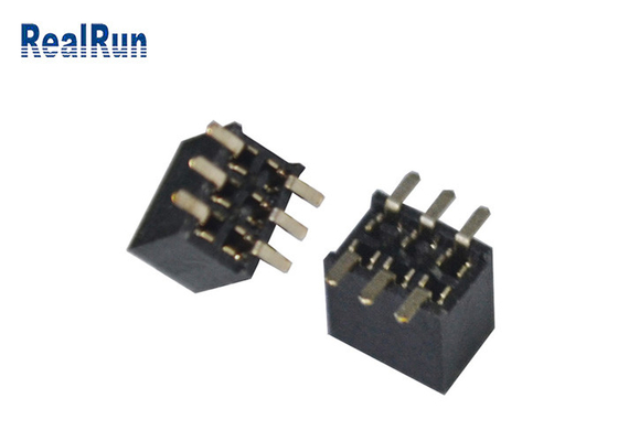 ISO9001 Female Header Connector 1.27mm PCB Surface Mount Board To Board Connector