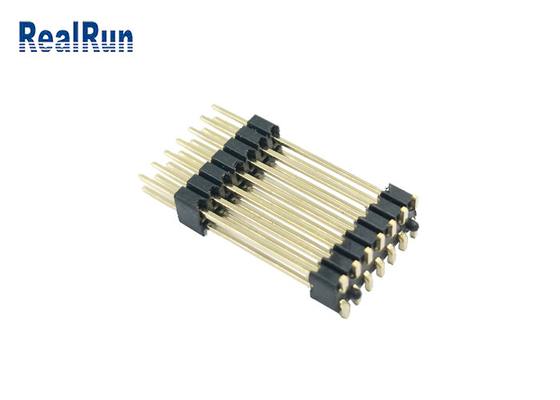 PA6T Male Pin Header Connector Dual 7P SMT Connector Gold Tin Plating