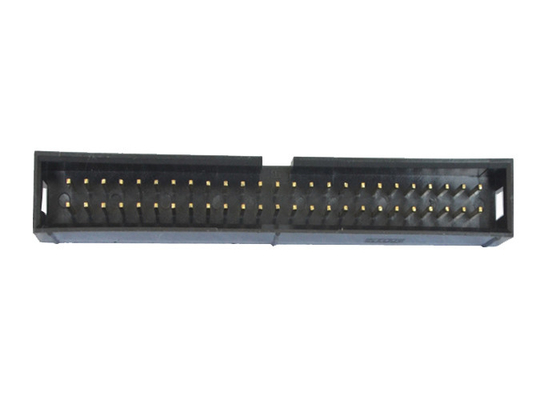 Dual Row 50P Gold Stamping Box Header Connector Brass Straight Wire To Board Conenctor