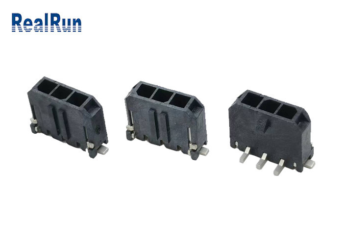 LCP UL 94V-0 3 Pin Header Connector Vertical SMD Matte Tin Plated 2-1445053-3