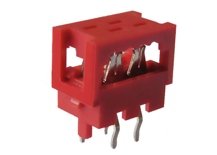 1.27 Mm Pitch IDC Connector 4 Pin Male Header Wire To Board IDC Socket