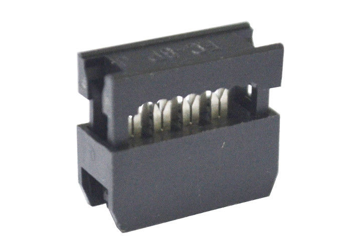 8 Pin Female IDC Wire Circuit Board Ribbon Connectors 2.54mm PBT Material