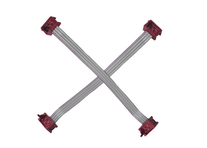 UL2651 28AWG 1.27 Mm Pitch Ribbon Cable PA6T PA9T LCP Insulator Material