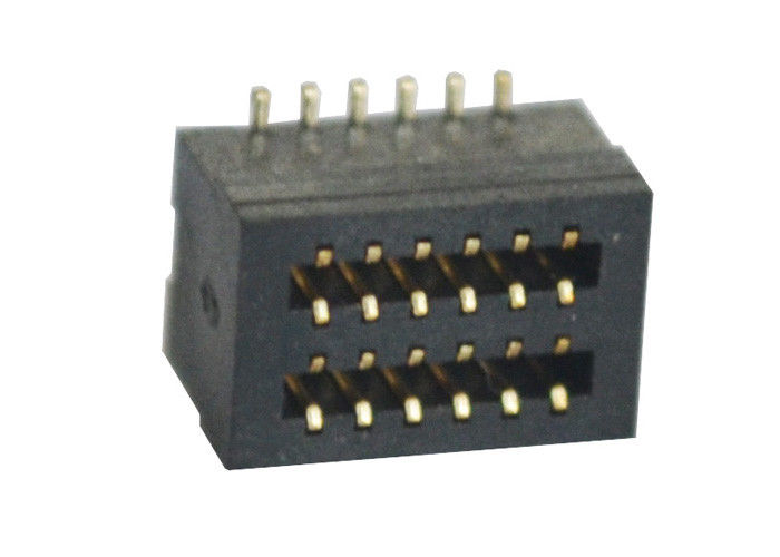 PA9T LCP H4.0 Mm Board To Board Connectors 0.8Mm Pitch Female Header 2*6P SMT Type