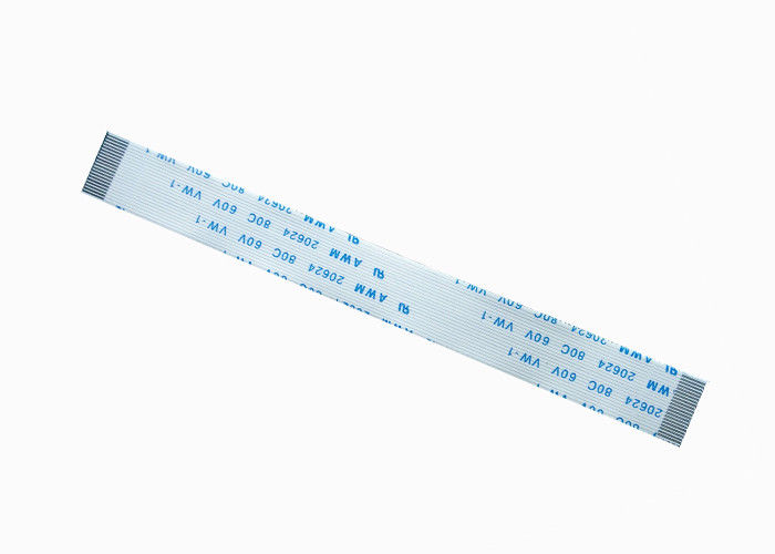 20 Pin FFC FPC Ribbon Cable 0.5mm Pitch Gold / Tin Plating Contact Materials