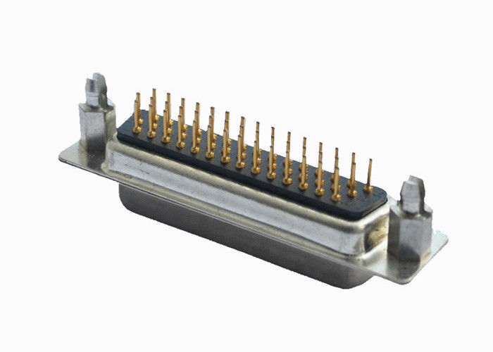 44 Pin D Type Female Connector Double Row PBT Material ISO9001 Approved