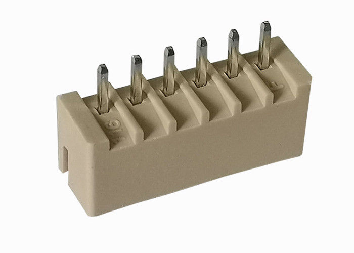 6 Pin Horizontal Wafer Connector PBT , High Speed Wire To Board Connector